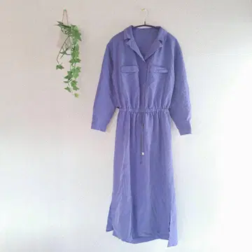 [노브랜드] 롱 기장 원피스(F)/셔츠 등 트임 캐주얼