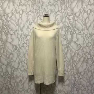 FIANNUE 피안느 캐시미어 100% 터틀넥 니트 롱 기장