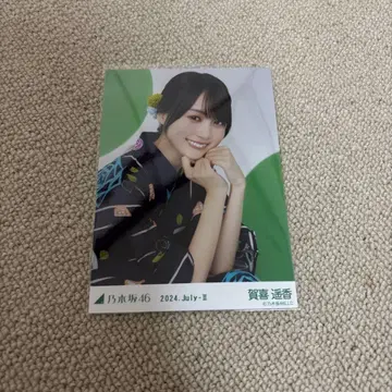 노기자카46 2024 카키 하루카 유카타 브로마이드 앉은 모습 레어
