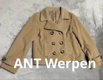 [ ANT Werpen ] 숏 기장 코트 여성용 베이지 M