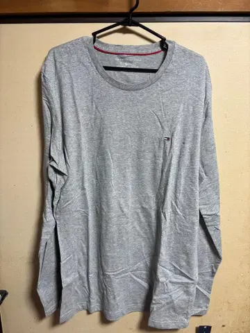 Tommy 그레이 긴팔 셔츠 LG(42-44)