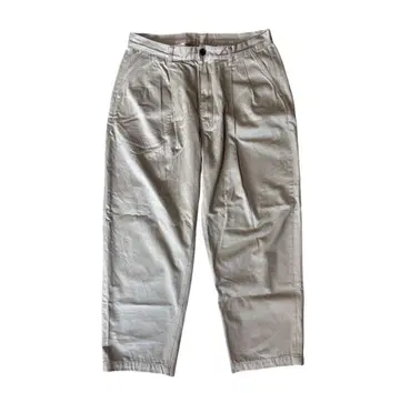 베이지 플리츠 치노 팬츠 XL 모자 꽁지 스토어