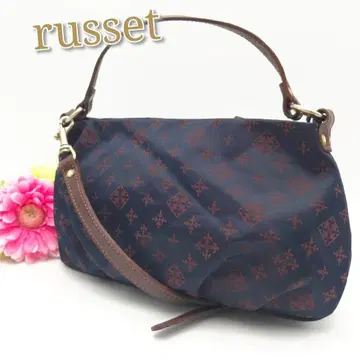 russet 2Way 숄더백 핸드백 나일론 네이비