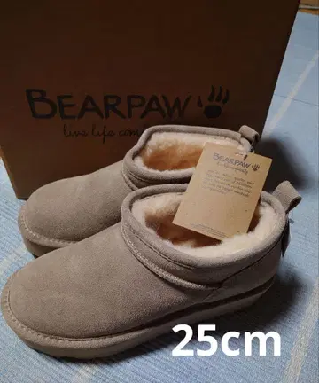 새상품 [ 25cm ] BEARPAW 베어파우 어그 부츠 통굽 매쉬룸