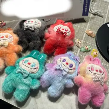 러브부 봉제 인형 키링 6개 세트