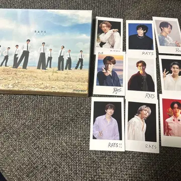 Snow Man RAYS 앨범과 포토 카드 세트