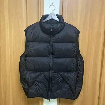 taion oom 다운 베스트 L 블랙