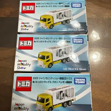 재팬 모빌리티 쇼 2025 토미카 UD 트럭 퀀 펭귄 3대