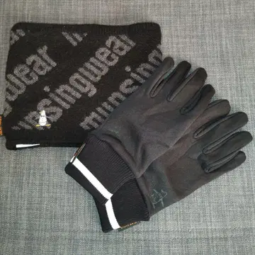 munsingwear(먼싱웨어) 넥워머 장갑 세트 미사용