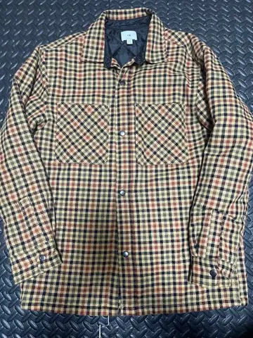 H&M 릴랙스핏 체크 자켓 US S