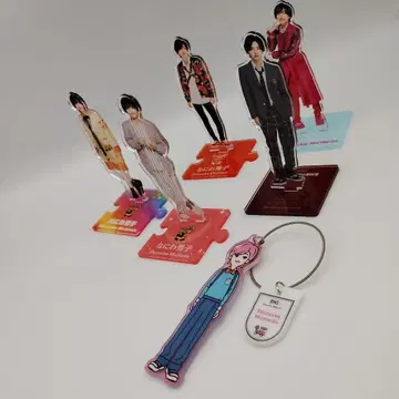 나니와단시 미치에다 슌스케 아크릴 스탠드 5개 세트 덤 키링 무료배송