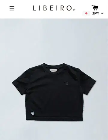 LIBEILO 리베이로 여성용 원포인트 로고 T셔츠 S