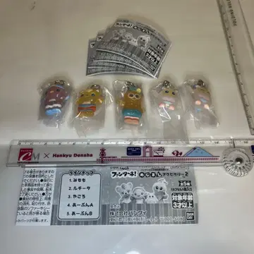 가챠 판타네! 메지루시 액세서리 2의 전 5종 컴프 세트입니다.