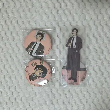 모로후시 타카아키 세가 럭키 쿠지 명탐정 코난 아크릴 스탠드 캔뱃지