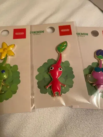 Nintendo Pikmin 핀 배지 3개 세트