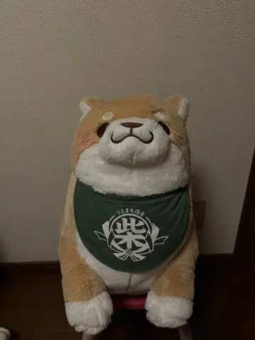 강아지 봉제 인형 반다나 포함 빅 사이즈