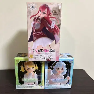 [ 미개봉 ] 공녀 전하의 가정교사 리디야 & 티나 & 엘리 피규어 세트
