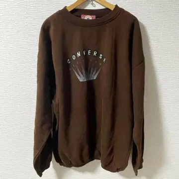 [ 데드스탁 ] 90s USA 컨버스 맨투맨 XL 브라운 종이 택 포함