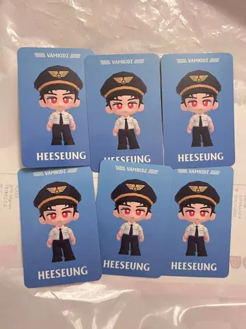 ENHYPEN world 팝업 캐릭터 카드 6장 히승