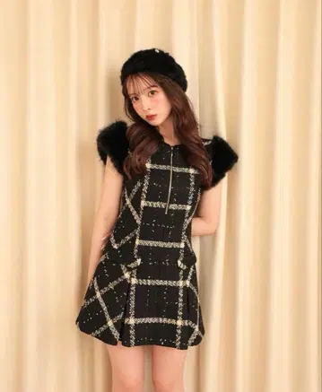 Mmeeme Maison tweed mini onepiece