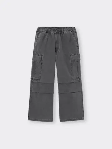 GU 데님 슈퍼 와이드 카고 팬츠 2종 세트