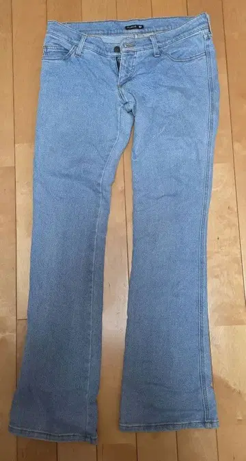 Frankie B 부츠컷 데님 M 라이트 블루