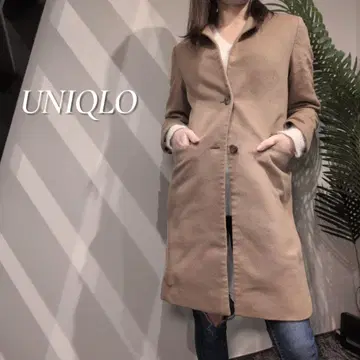[ 새상품급 ] UNIQLO 울 캐시미어 체스터 코트