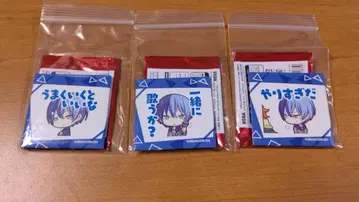 프로세카 스퀘어 캔뱃지 컬렉션 아오야기 토야 3종 세트