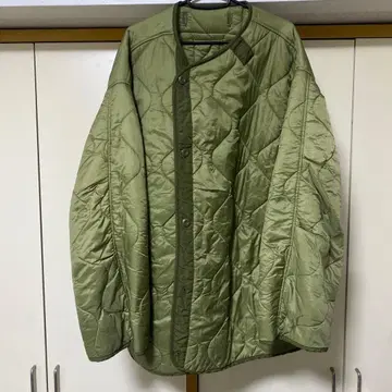 FREAKS STORE 올리브 그린 퀼팅 자켓