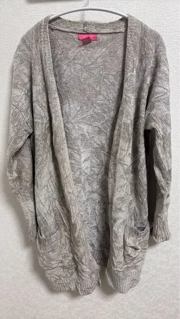 레어 ISAAC MIZRAHI 그레이 계열 가디건