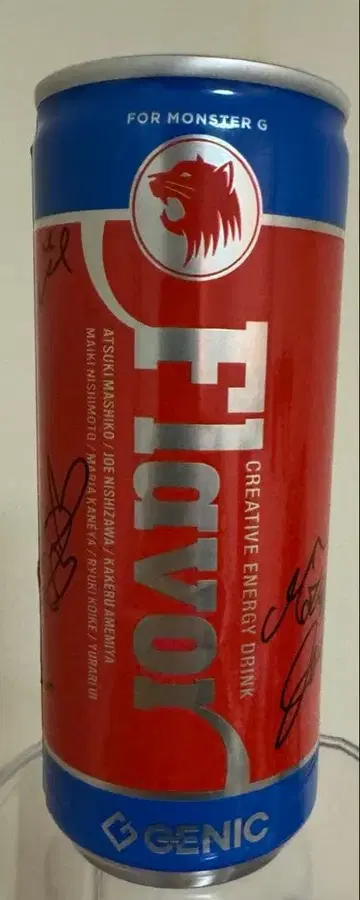 GENIC flavor 캔 친필 사인