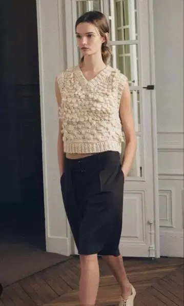 [ ZARA ] 구조 니트 베스트 스웨터