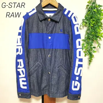 G-STAR RAW 지스타로우 로고 데님 자켓 커버올