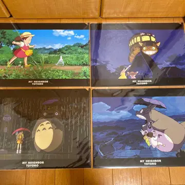 이웃집 토토로 클리어 파일 4개 세트 미개봉 새상품