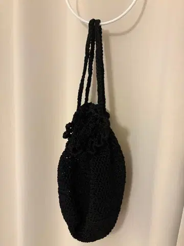 빈티지 크로셰 뜨개질 복조리 백