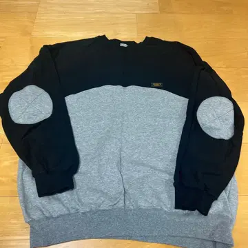 DOUBLE.E 엘보 배치 크루넥 트레이닝복 L