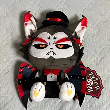 해즈빈 호텔에 오신 것을 환영합니다 앉은 봉제 인형 허스크