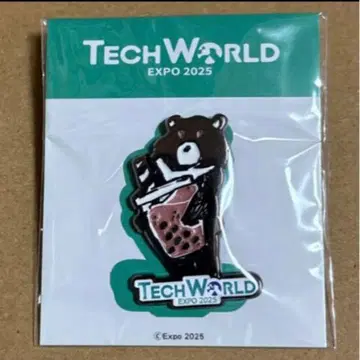 만박 TECH WORLD EXPO 2025 핀 배지