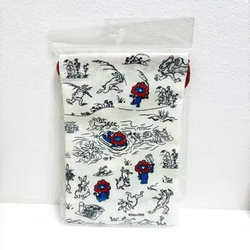 [ 새상품 ] 미야쿠미야쿠 조수기화 복조리 파우치 백 손수건