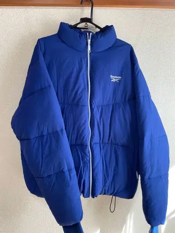 리복 파랑 다운 자켓 M 사이즈