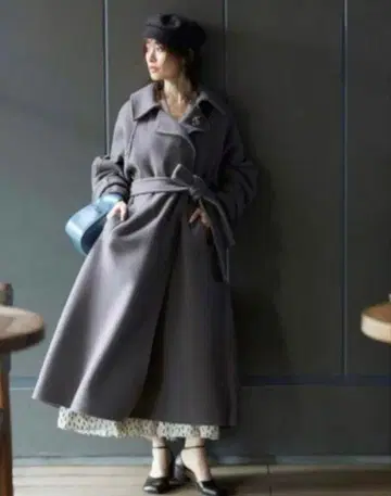 [ snidel ] 스텐칼라 리버 코트