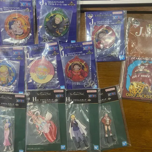 이치방쿠지 원피스 제일복권 아크릴 참/스탠드 일괄!