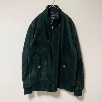 드리즐러 자켓 블루종 스윙탑 체크 그린 플레이보이