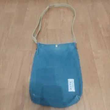 이치자와 캔버스 숄더백 스카이블루