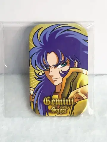 세인트 세이야 마루카쿠 캔뱃지 쌍둥이자리 제미니 사가