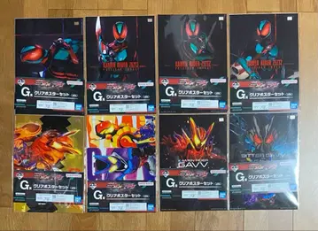 제일복권 가면라이더 젝츠 & 가면라이더 가브 G상 클리어 포스터 전 8종
