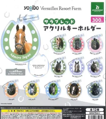 Yogibo 베르사유 리조트 팜 서러브레드 아크링 키링 (복수 세트)