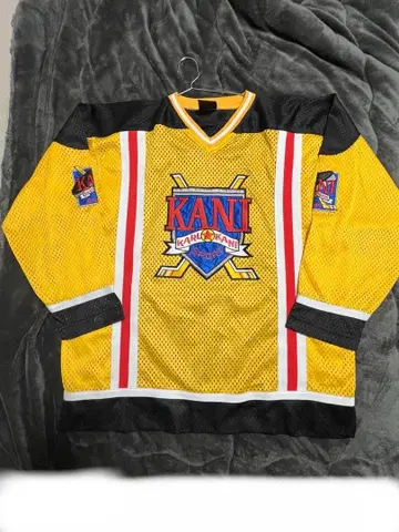 90s 칼 카니 하키 셔츠 2pac 색상 변경 착용