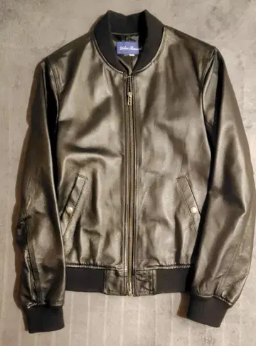 [ 새상품급 ] Urban Research 블랙 가죽 자켓 38