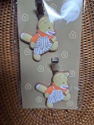 그림책 콘토아키 하야시 아키코 콘 헤어 클립 2개 세트